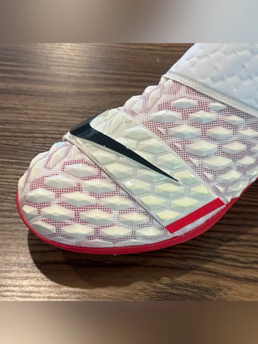 Size 13 Nike Force Savage Elite 2 Football Cleats White/Red BV3962-106